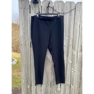 Premise Woman Black Pull On Leggings Plus Size‎ 2X Elastic Waist Stretch Pants